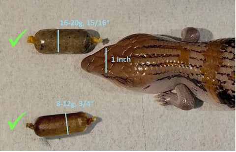 Reptile Feeding Chart Comparison